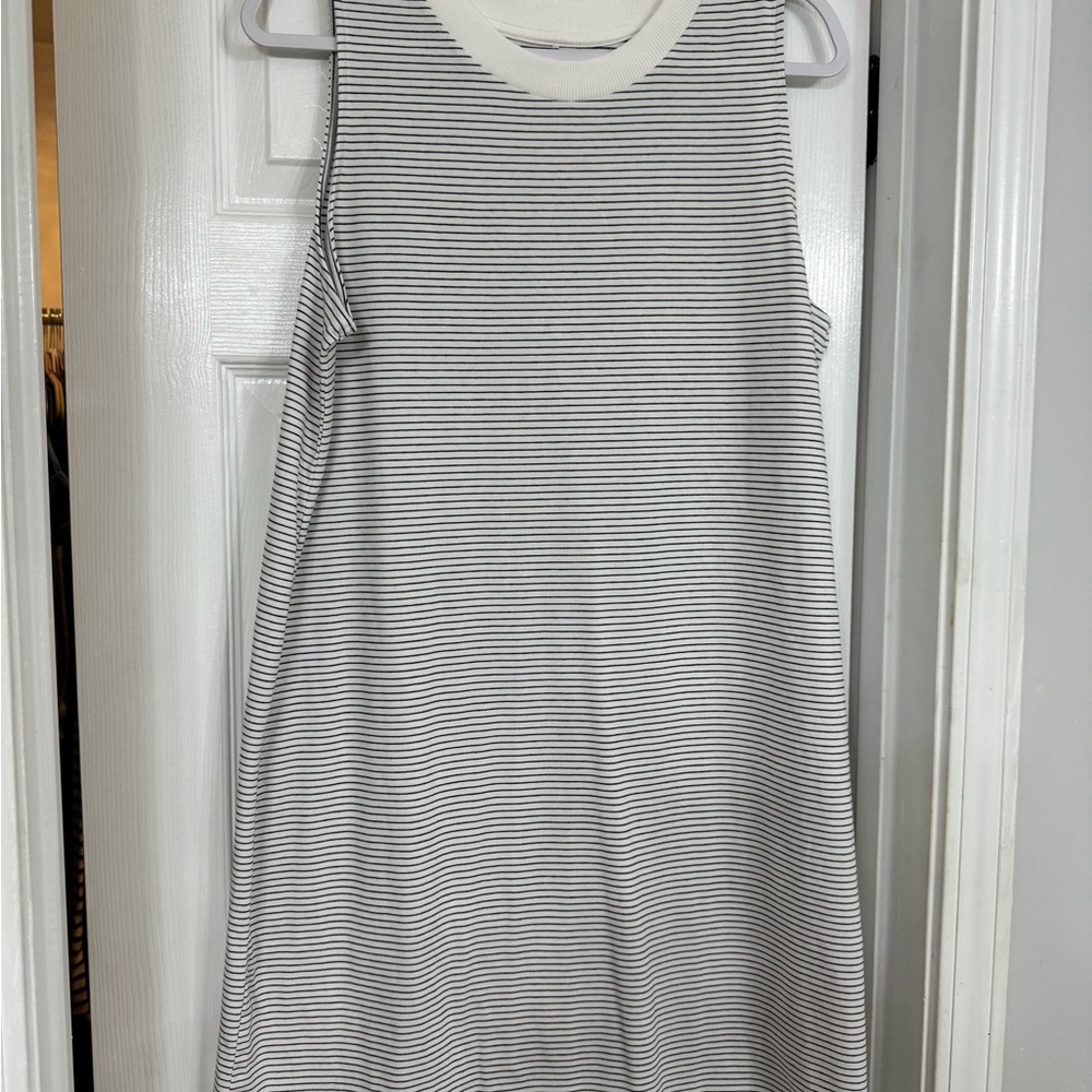 A New Day Black and White Striped Dress